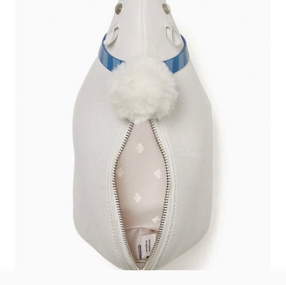 🤍🔹️ Kate Spade🔹️ Polar Bear Artic Friends White Leather Crossbody Novelty Bag - Picture 4 of 8